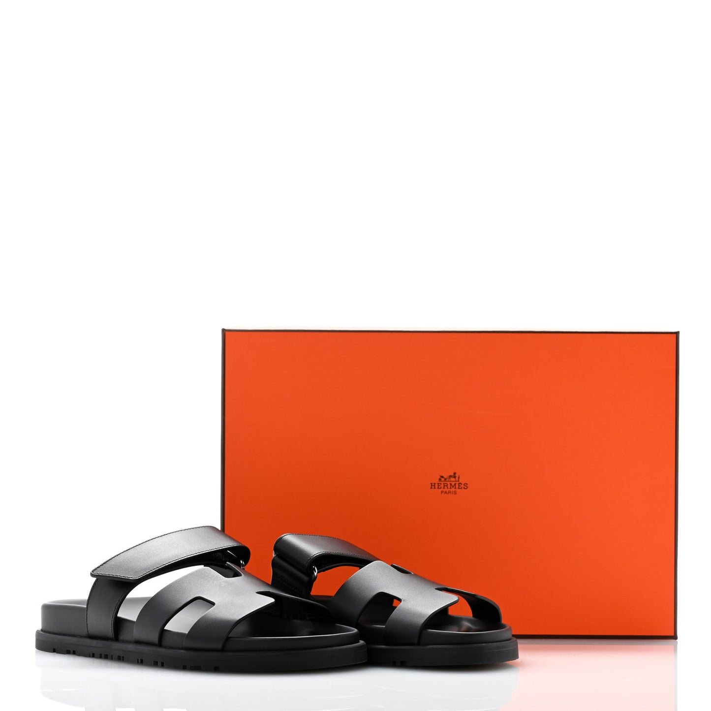 Calfskin Womens Chypre Sandals 35 Black