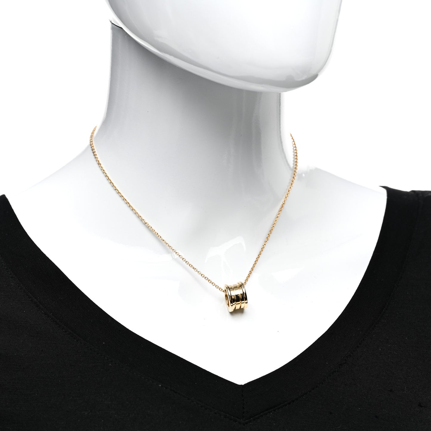18K Yellow Gold B.Zero1 Pendant Necklace