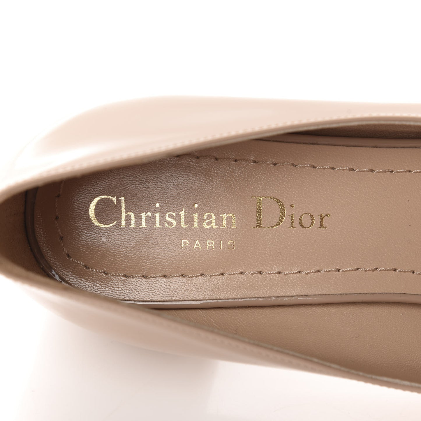 Patent Baby-D Ballet Pumps 38.5 Nude