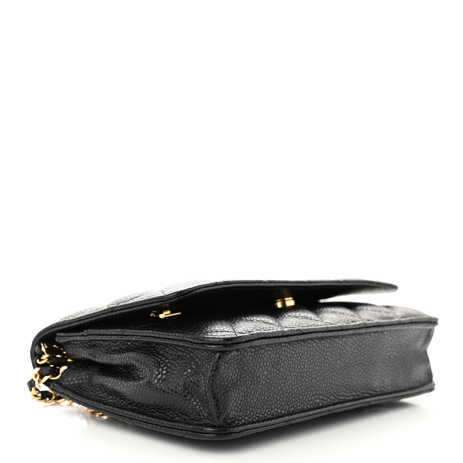 Chanel Caviar Quilted Wallet on Chain WOC Black 4 of 11