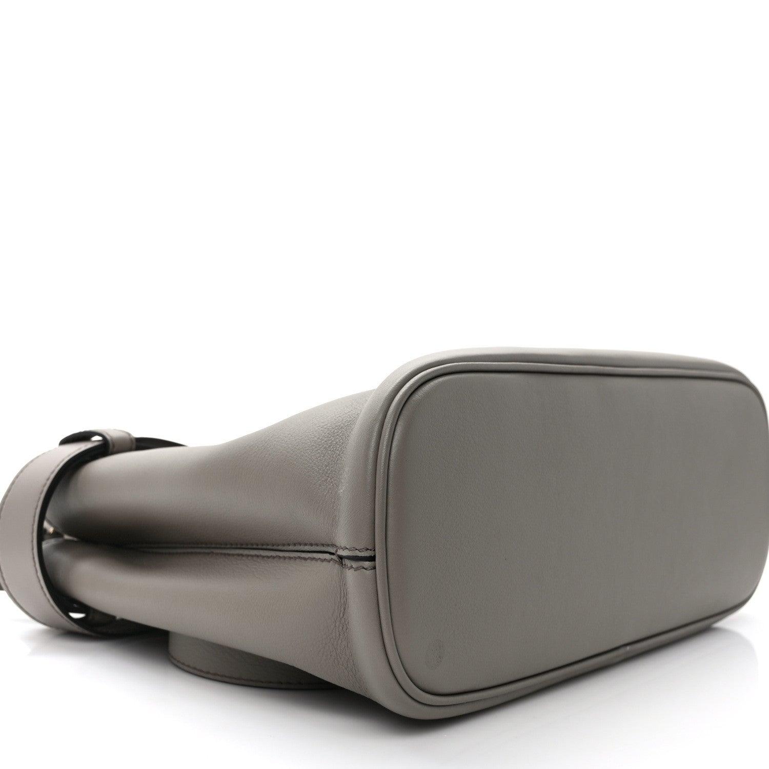 Prada Soft Grained Calfskin Vitello Small Buckle Bag Argilla 6 of 10