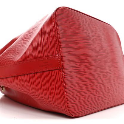 Louis Vuitton Epi Petit Noe Castillan Red 8 of 9