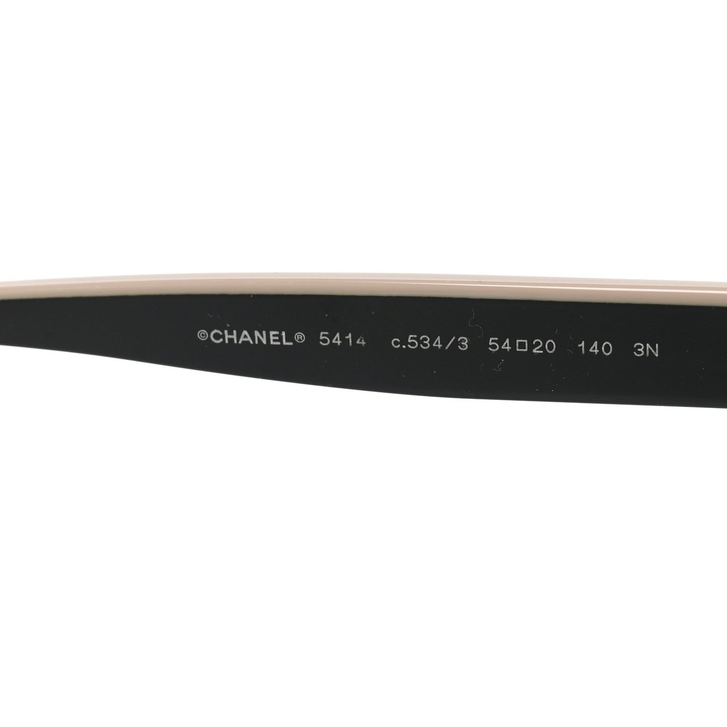 Acetate CC Butterfly Sunglasses 5414-A Black Beige