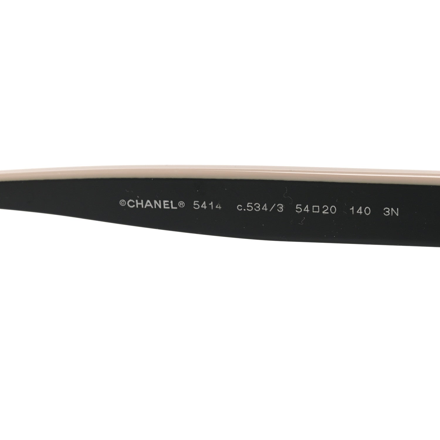 Chanel Acetate CC Butterfly Sunglasses 5414-A Black Beige 5 of 7