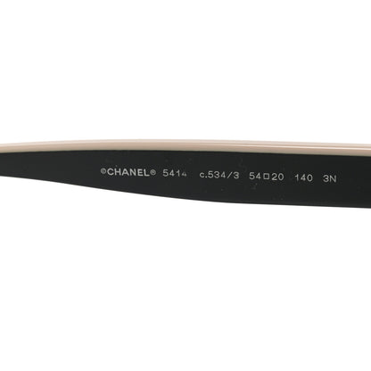 Chanel Acetate CC Butterfly Sunglasses 5414-A Black Beige 5 of 7