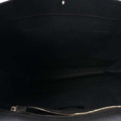 Saint Laurent Linen Calfskin Rive Gauche North South Tote Grey 5 of 10