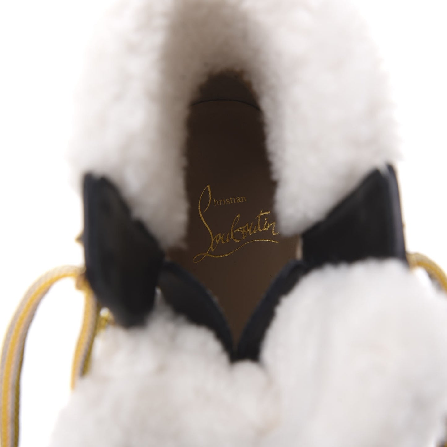 Calfskin Shearling Yetita 70 Hiker Booties 38 Black