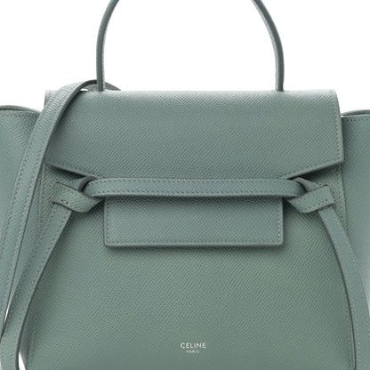 Celine Grained Calfskin Nano Belt Bag Celadon 9 of 11