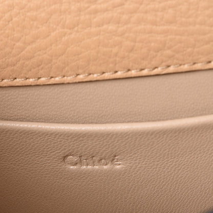 Chloe Suede Calfskin Constellation Studded Small Nile Bracelet Minaudiere Bag Blush Nude 7 of 9