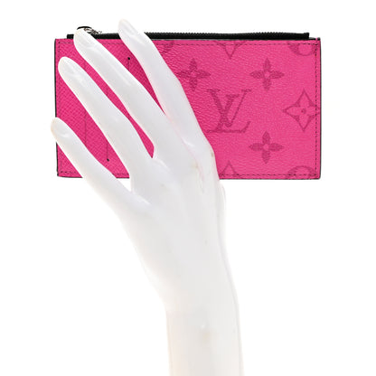 Louis Vuitton Taigarama Coin Card Holder Fuchsia 2 of 10