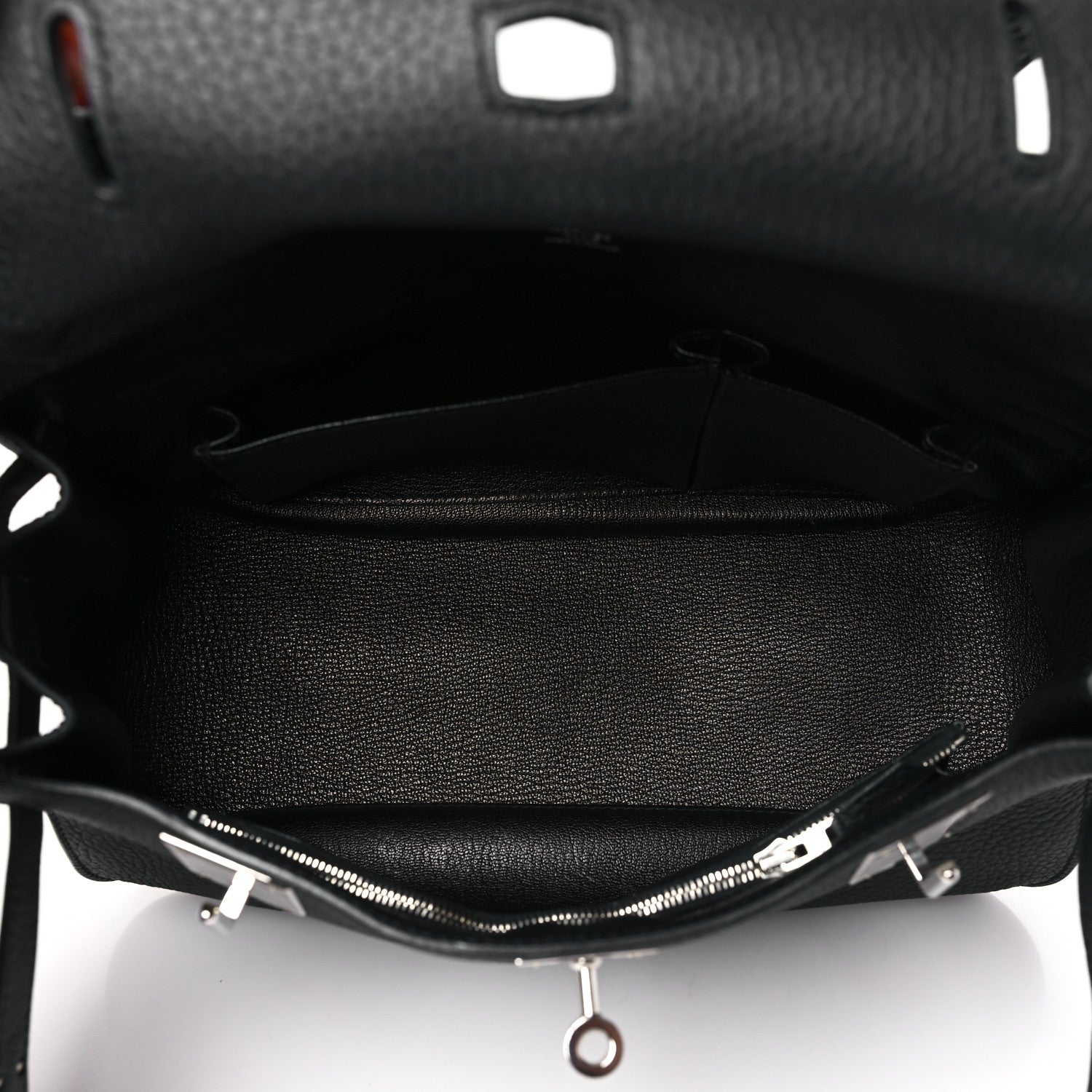 Hermes Taurillon Clemence Jypsiere 28 Black 5 of 10