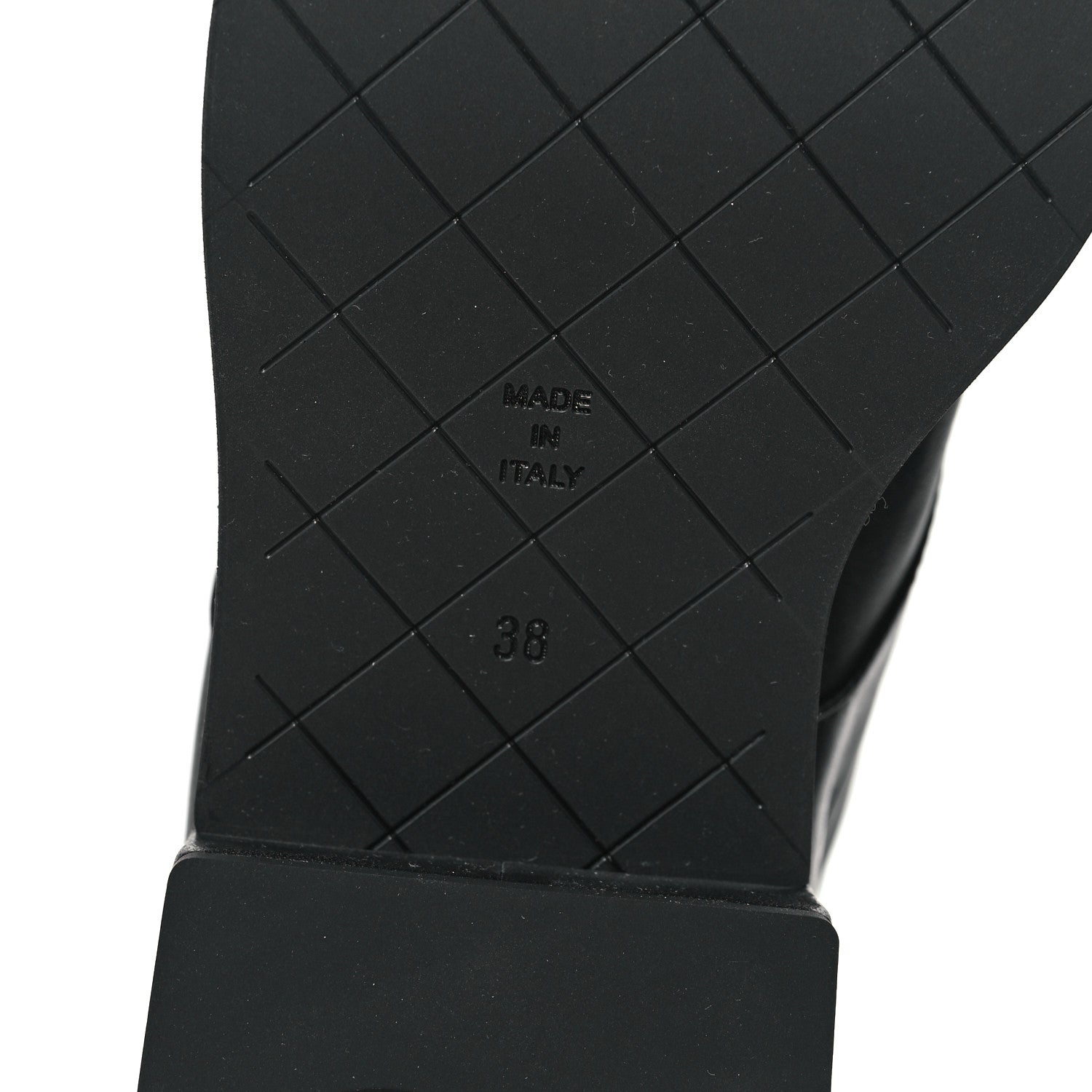 Chanel Lambskin Quilted CC Lace Up Combat Boots 38 Black 6 of 7