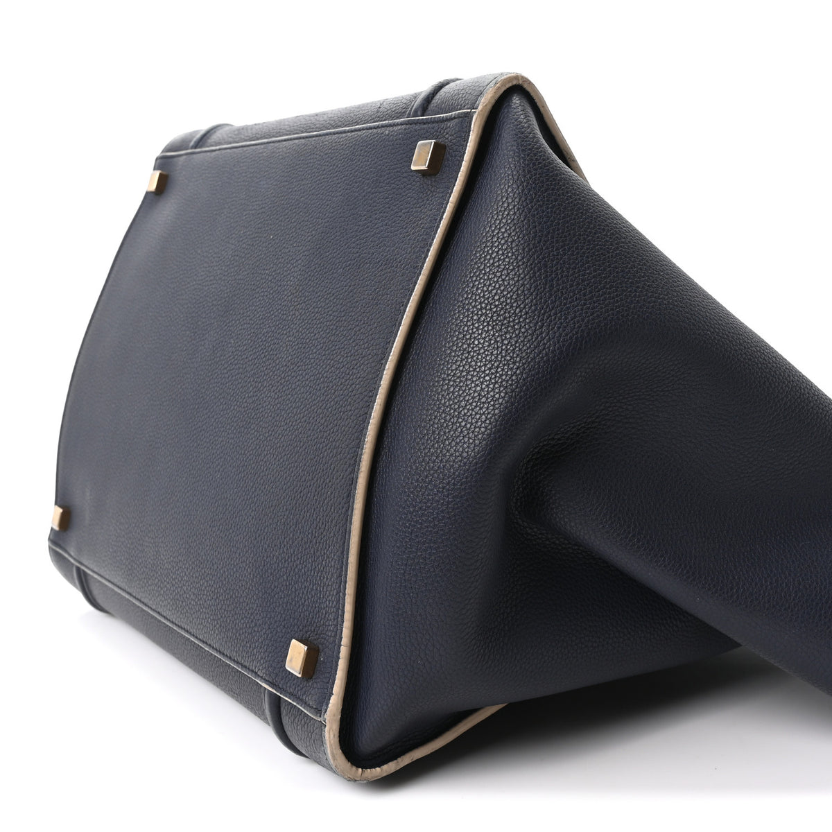 Celine Baby Grained Calfskin Medium Phantom Luggage Navy 9 of 9