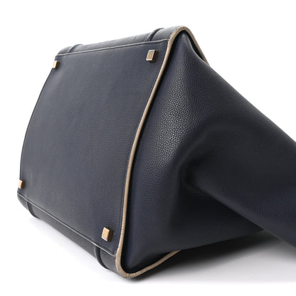 Celine Baby Grained Calfskin Medium Phantom Luggage Navy 9 of 9