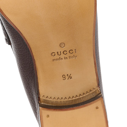 Gucci Havely Kid Web Mens Horsebit Loafers 9.5 Light Brown 6 of 10