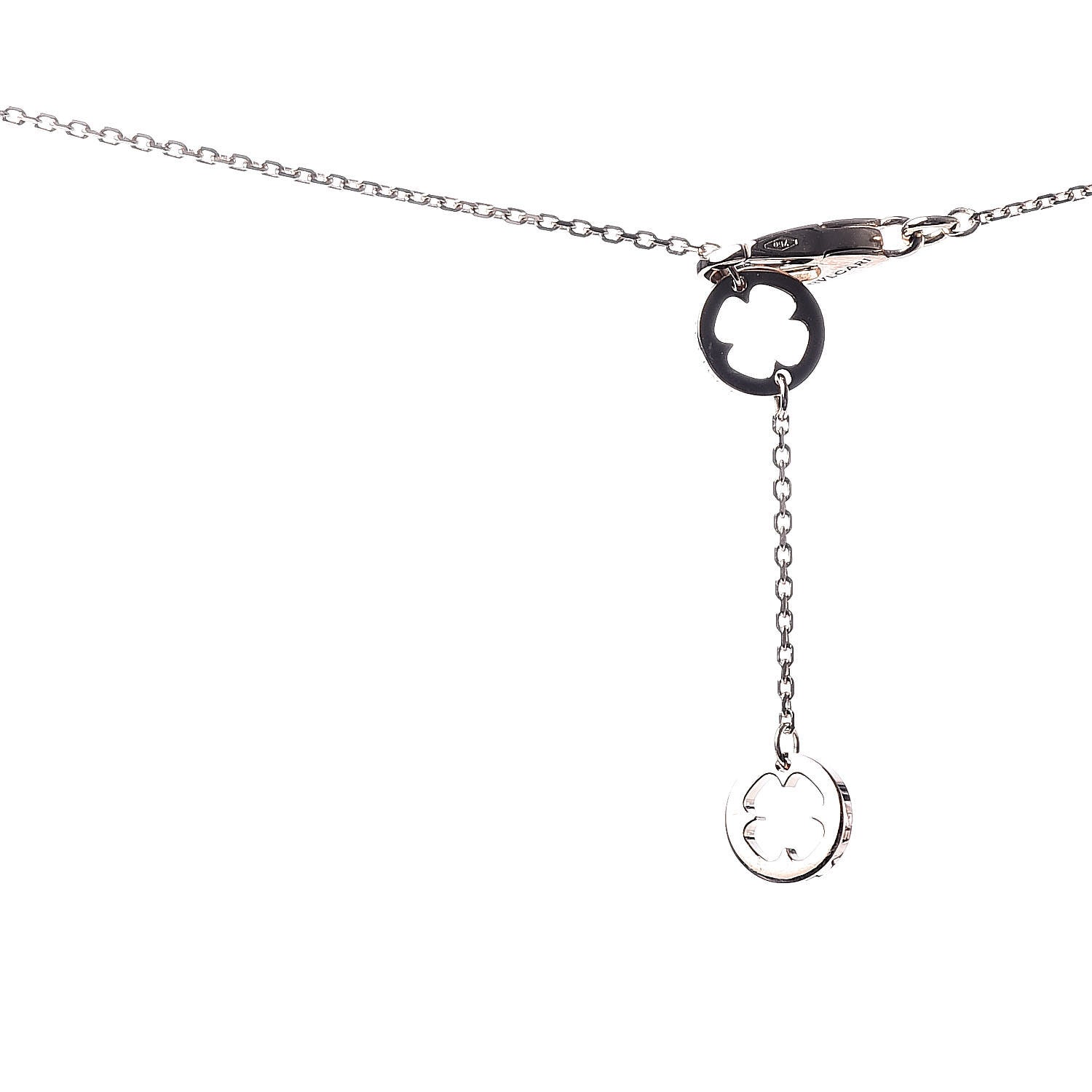 Bulgari 18K Rose Gold Diamond Fiorever Pendant Necklace 5 of 5