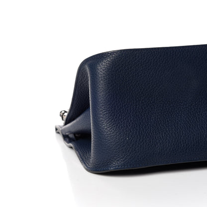 Hermes Taurillon Clemence Jypsiere 28 Bleu De Malte 6 of 9