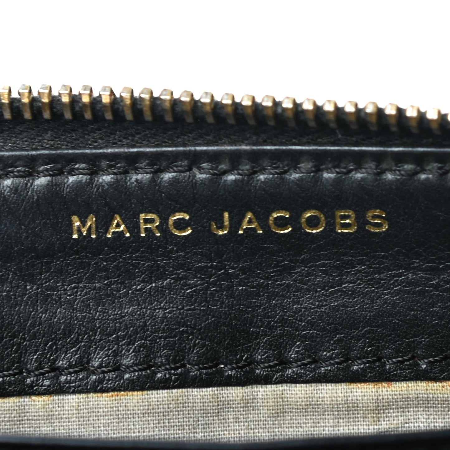 Calfskin Quilted Multipocket Zip Wallet Black