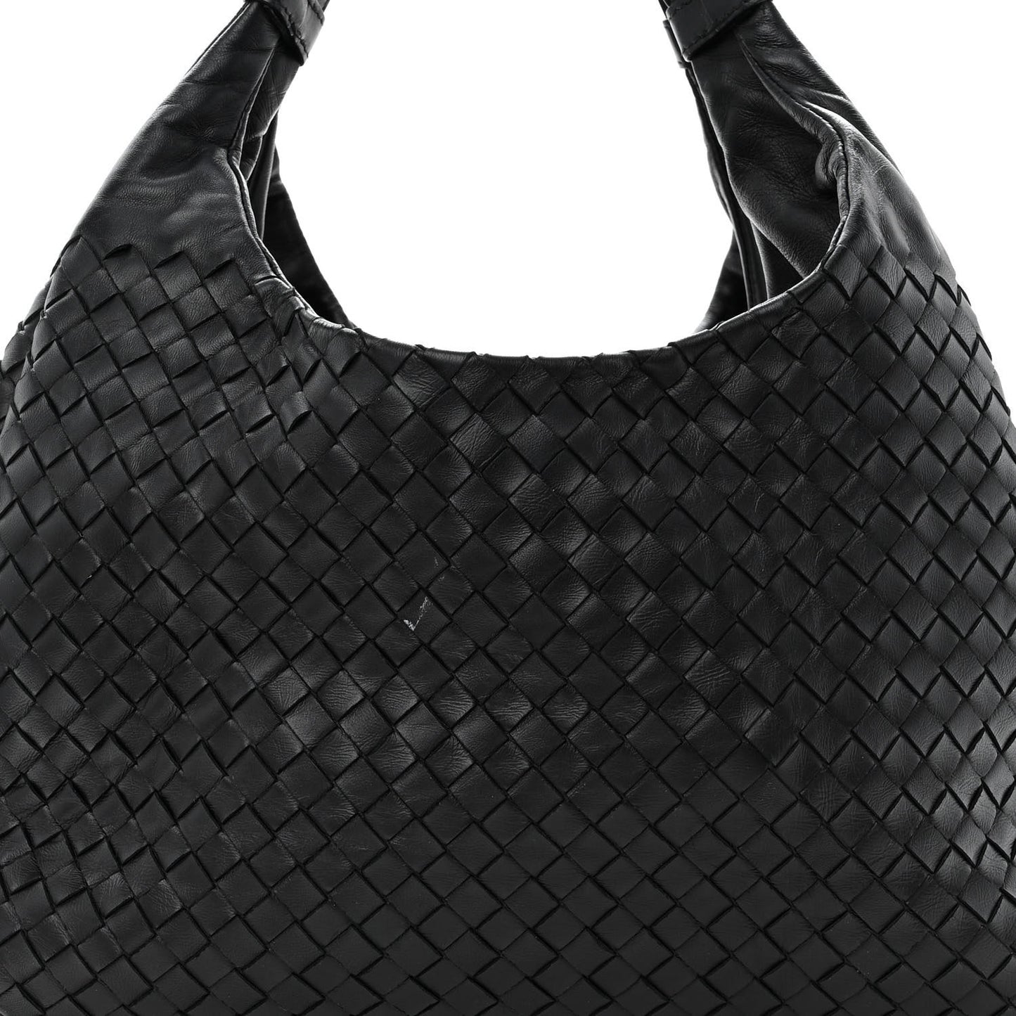 Nappa Intrecciato Medium Campana Black