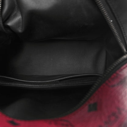 MCM Visetos Small Stark Backpack Burgundy 5 of 10