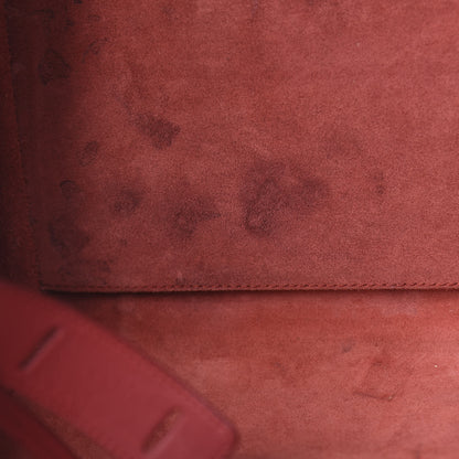Celine Supple Calfskin Medium Phantom Luggage Red 12 of 18