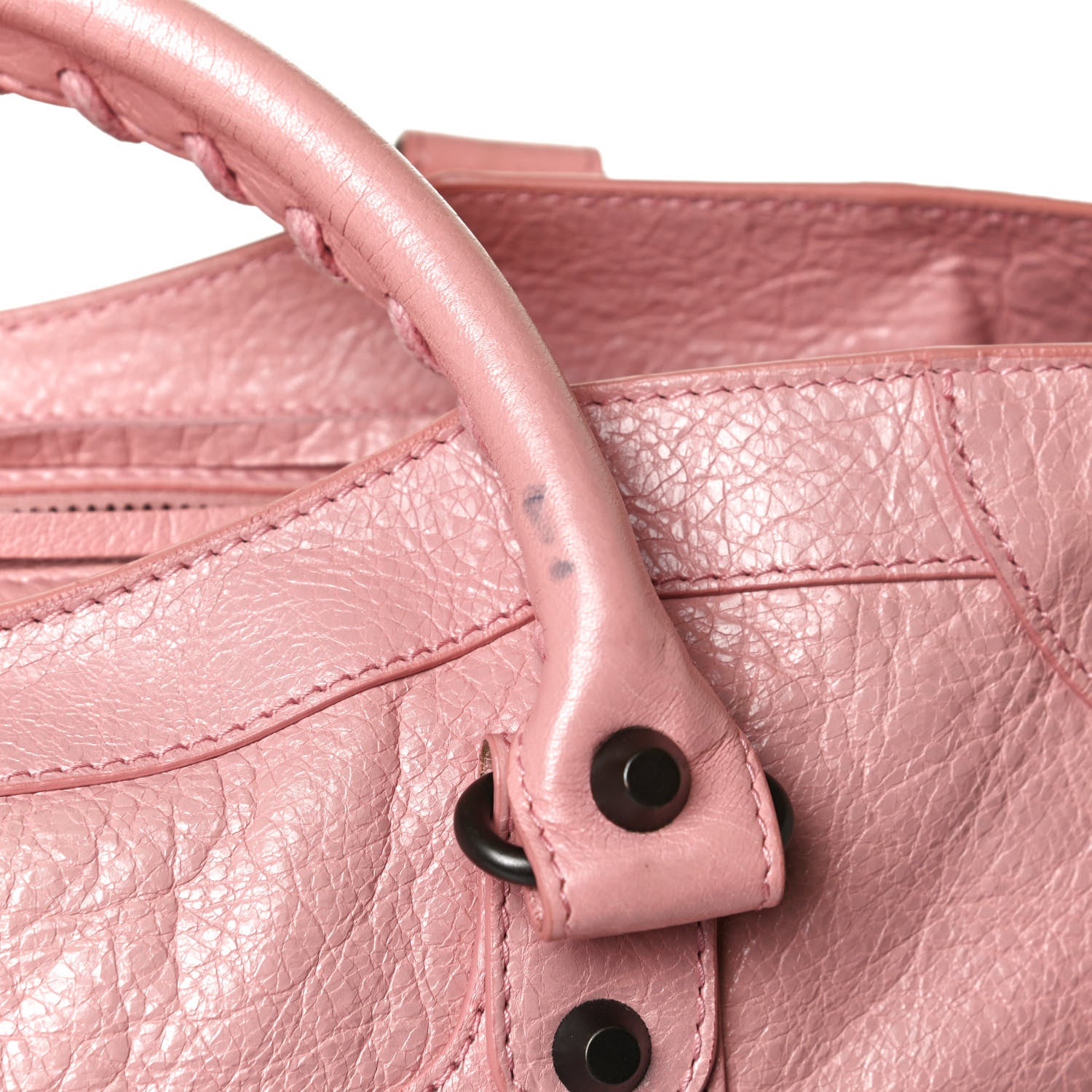 Balenciaga Agneau Classic Hardware City Rose Peche 10 of 15
