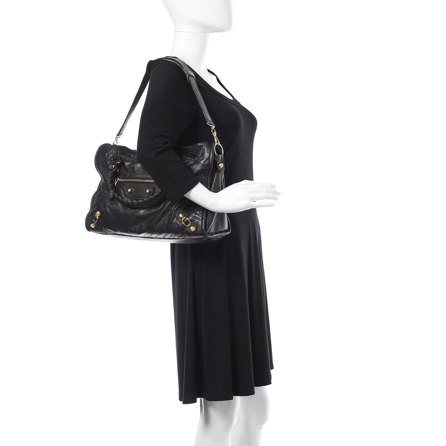 Agneau Giant 12 Gold Hardware City Black