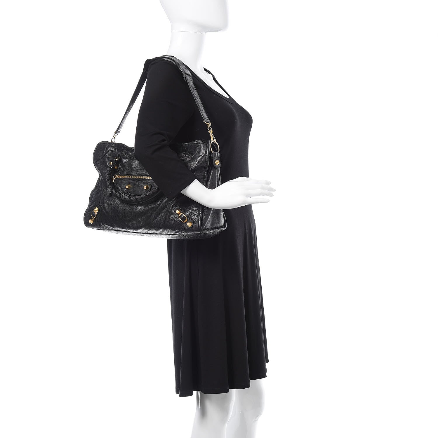 Balenciaga Agneau Giant 12 Gold Hardware City Black 2 of 12