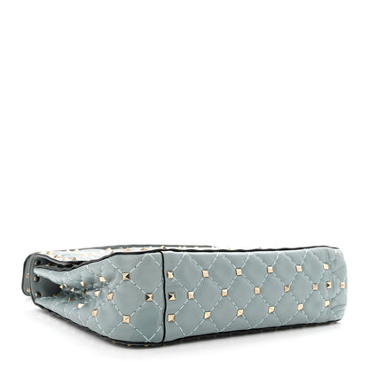 Valentino Garavani Nappa Medium Rockstud Spike Shoulder Bag Nube 4 of 11