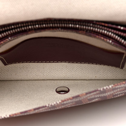 Goyard Goyardine Plumet Wallet Clutch Burgundy 5 of 11