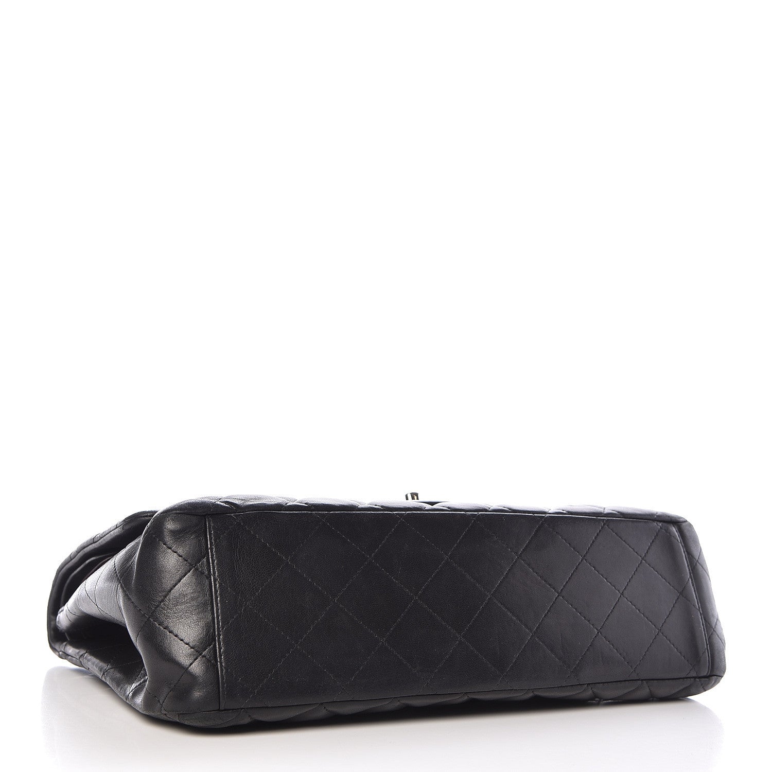 Chanel Lambskin Quilted Maxi Double Flap Black 4 of 18