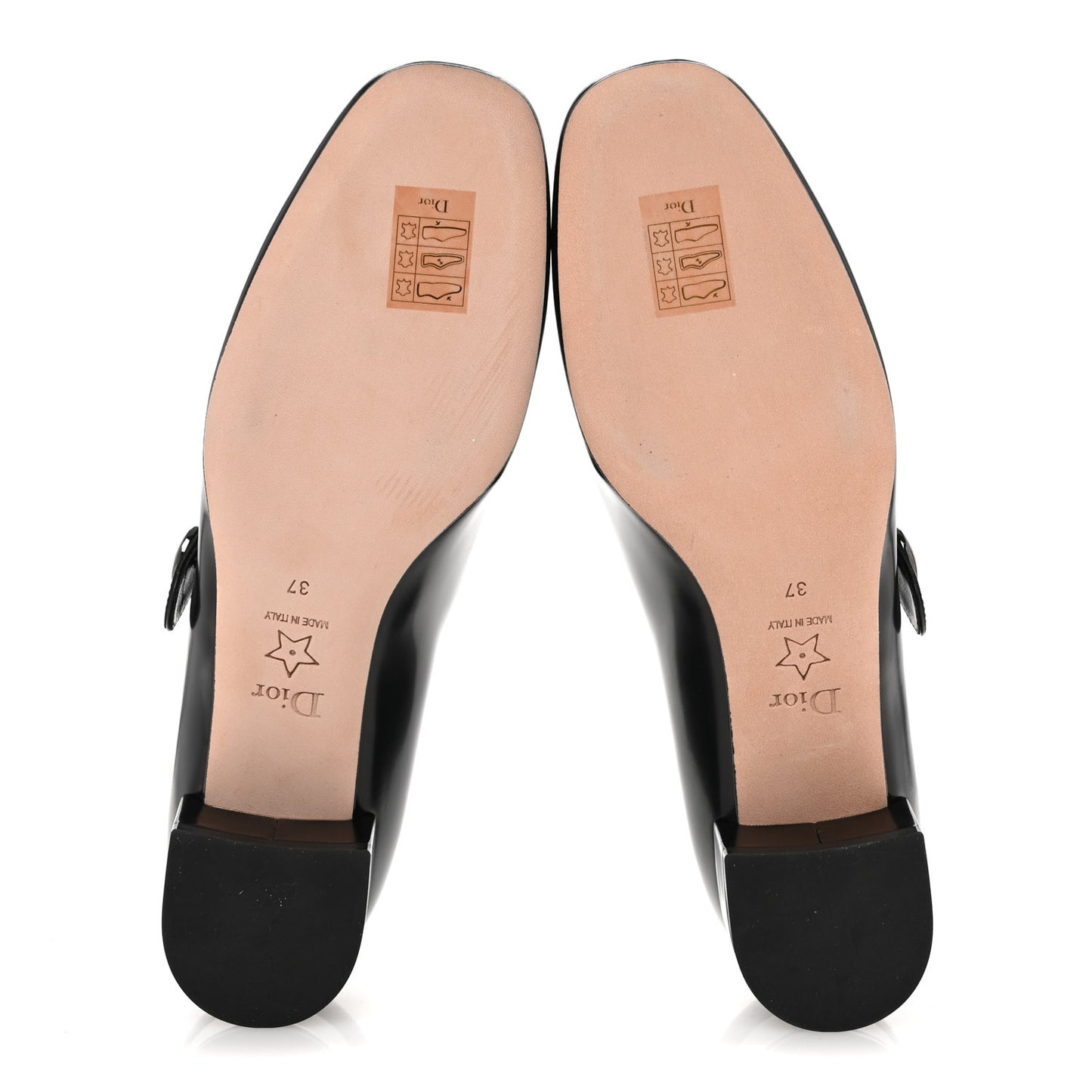 Brushed Calfskin Uniform 30mm Pumps 37 Black