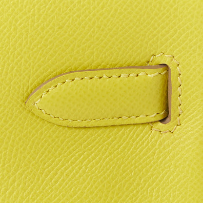 Hermes Epsom Birkin 30 Lime 11 of 32