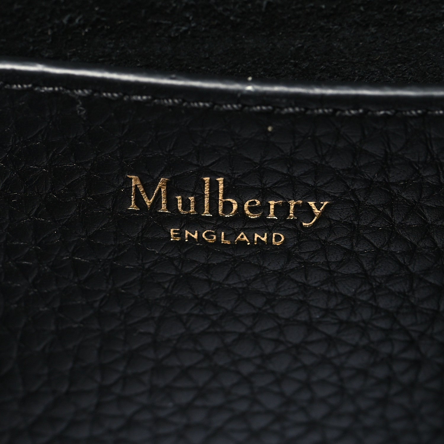 Mulberry Heavy Grain Mini Alexa Black 6 of 10