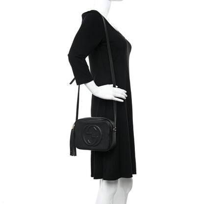 Gucci Pebbled Calfskin Small Soho Disco Bag Black 2 of 11