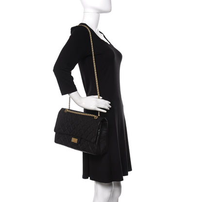 Chanel Aged Calfskin Quilted 2.55 Reissue 227 Flap Black 2 of 11