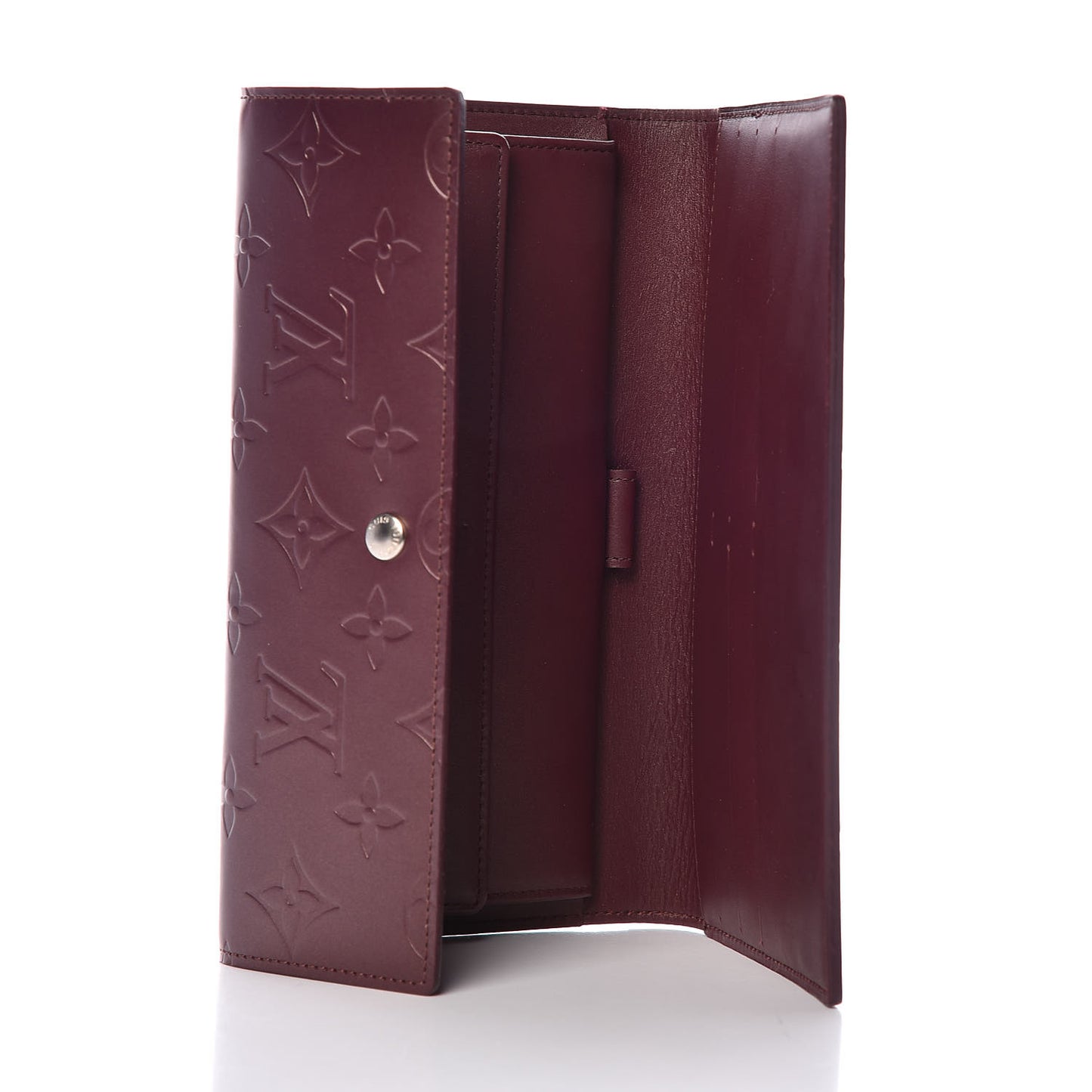 Mat Monogram Sarah Wallet Violet