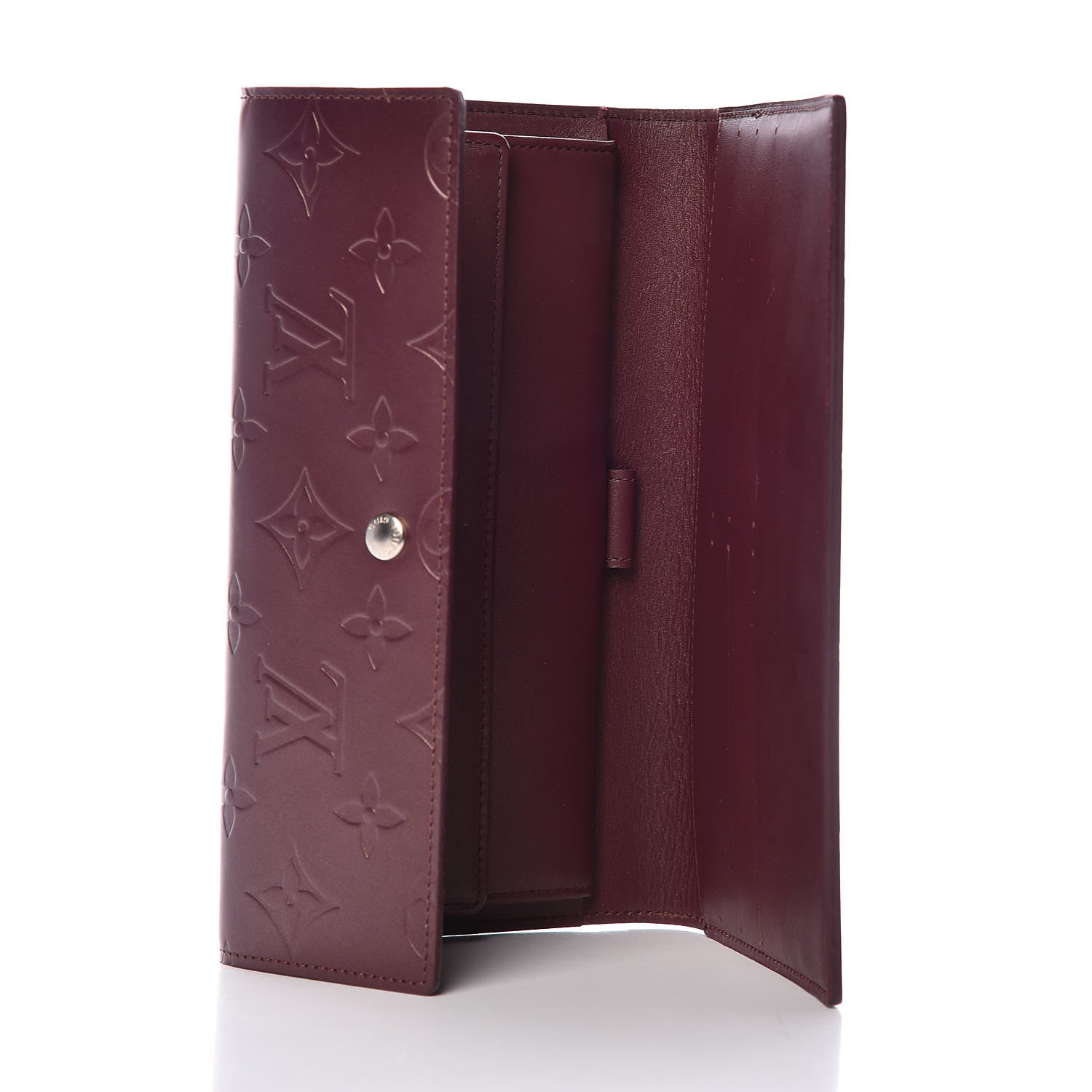 Louis Vuitton Mat Monogram Sarah Wallet Violet 5 of 8