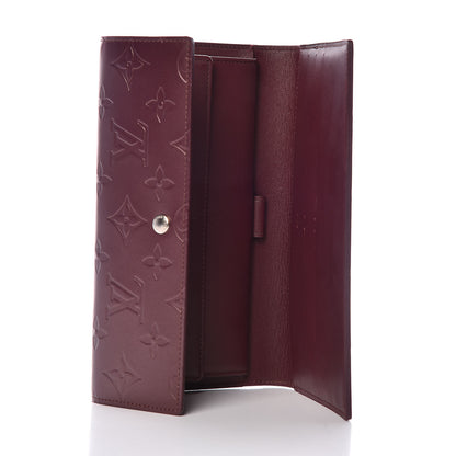 Louis Vuitton Mat Monogram Sarah Wallet Violet 5 of 8