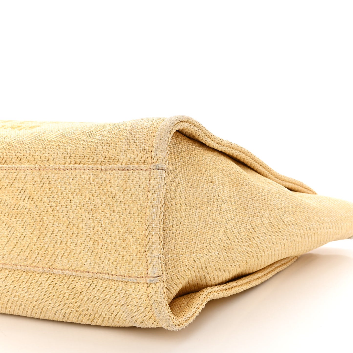 Canvas Small Deauville Tote Light Yellow
