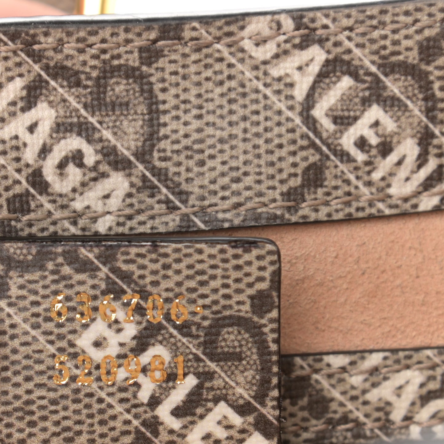 X BALENCIAGA GG Supreme Monogram Striped Logo Print Web Small Jackie 1961 Hobo Beige Ebony Mystic White