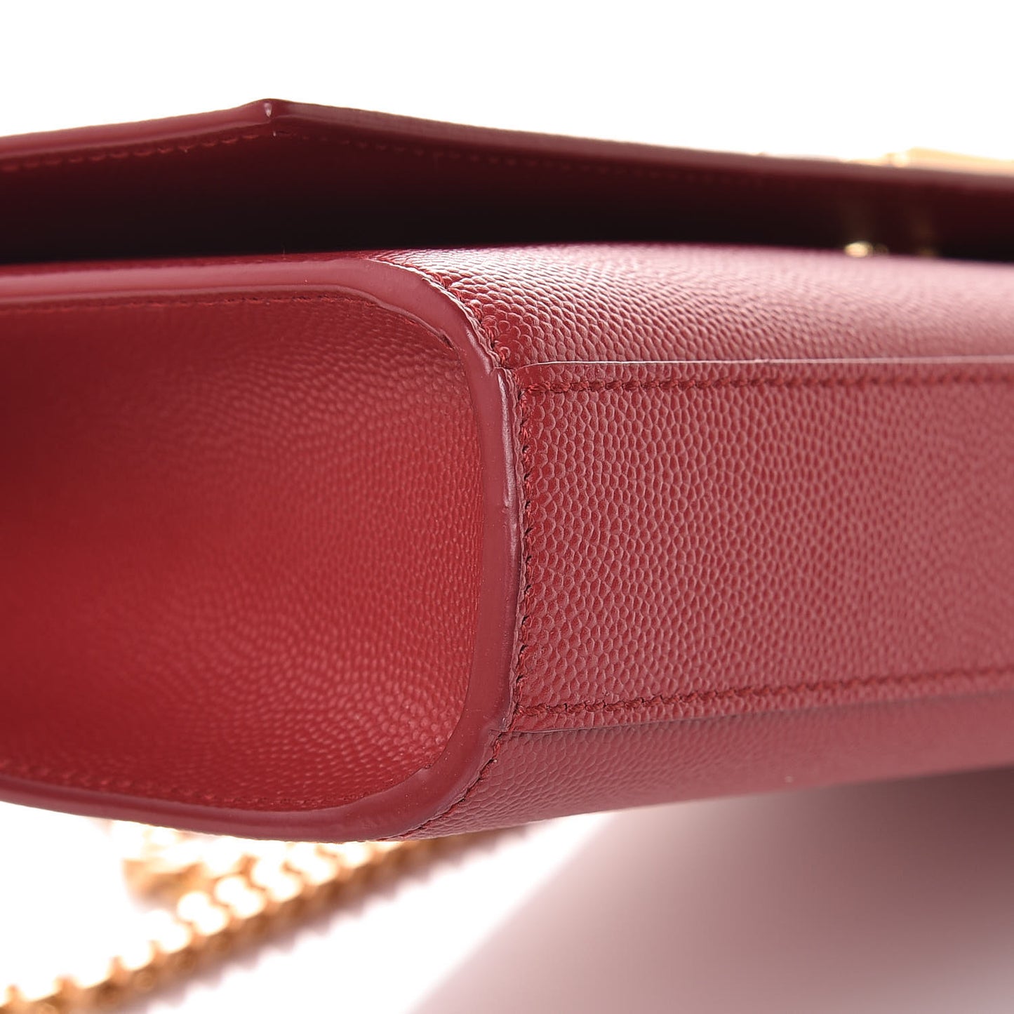 Grain De Poudre Medium Monogram Kate Satchel Red