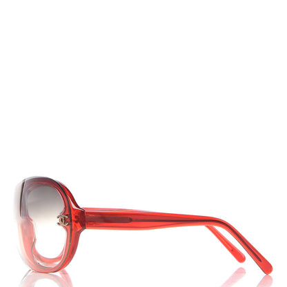Chanel CC Logo Sunglasses 5066 Red 3 of 7