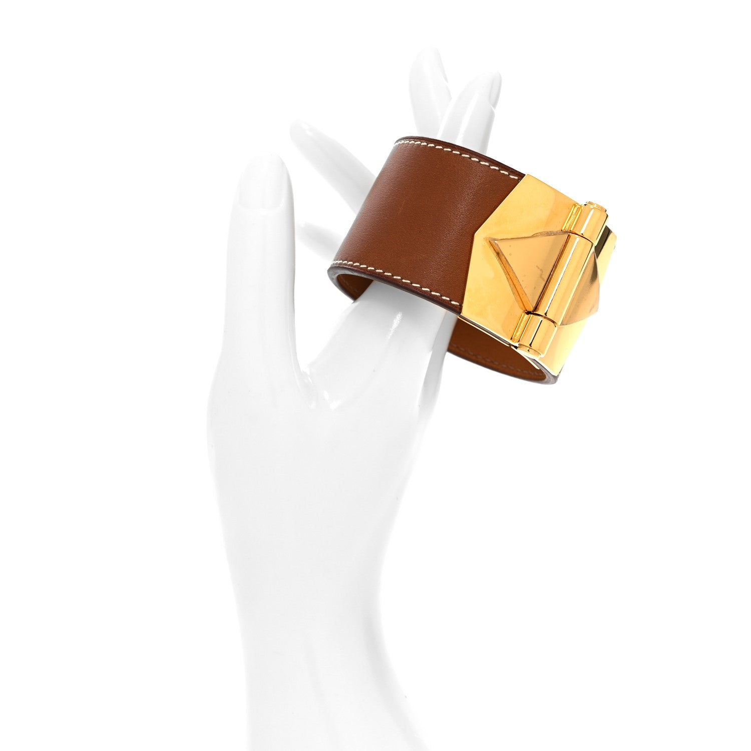 Hermes Barenia Bracelet M Fauve 2 of 7
