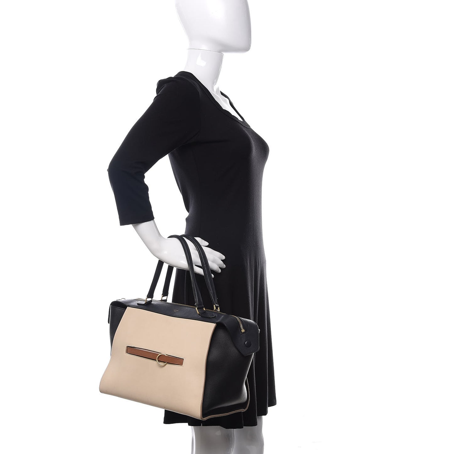 Smooth Calfskin Small Ring Bag Chalk