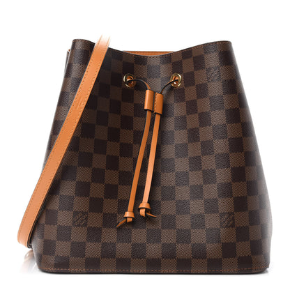 Louis Vuitton Damier Ebene Neonoe MM Safran 1 of 11