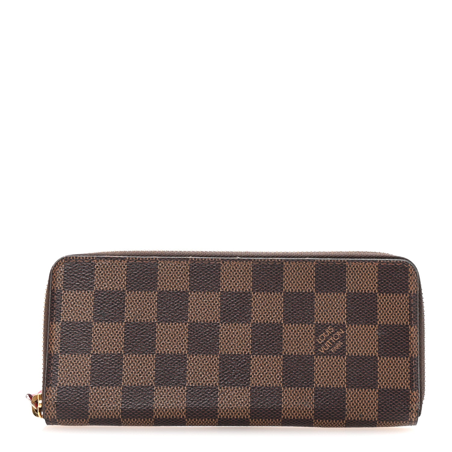 Louis Vuitton Damier Ebene Clemence Wallet Cherry 1 of 6