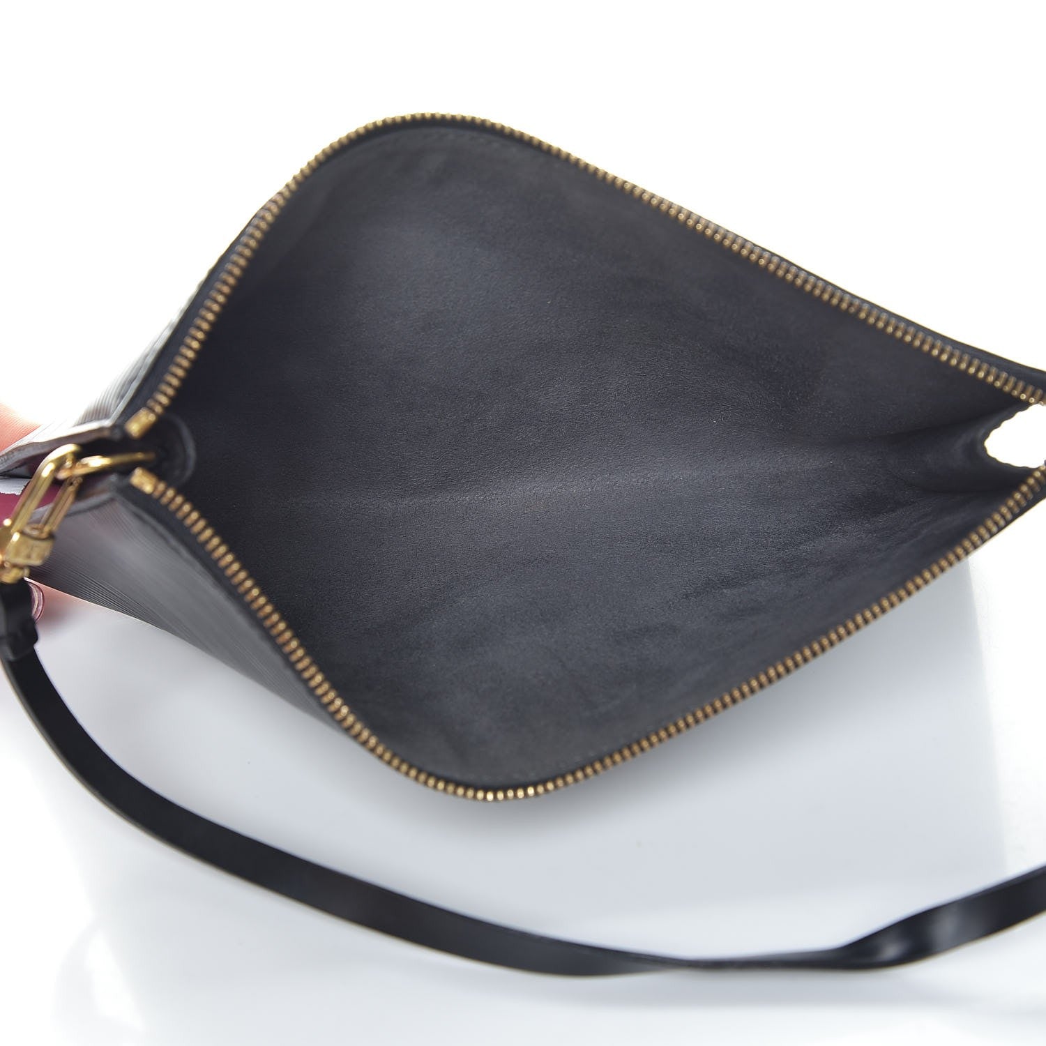 Louis Vuitton Epi Pochette Accessories 24 Black 5 of 9