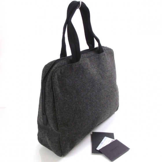 Vintage Flannel Tote Anthracite