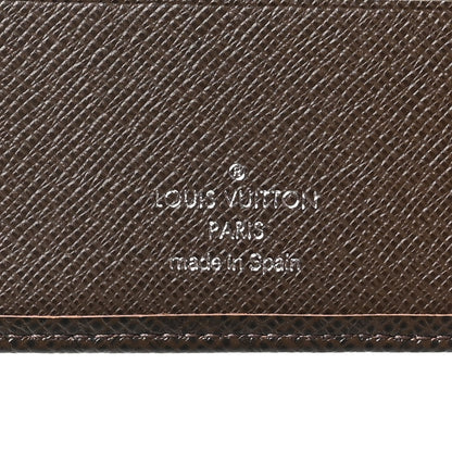 Louis Vuitton Taiga Mens Billfold Wallet 3 Flaps Grizzli 6 of 7